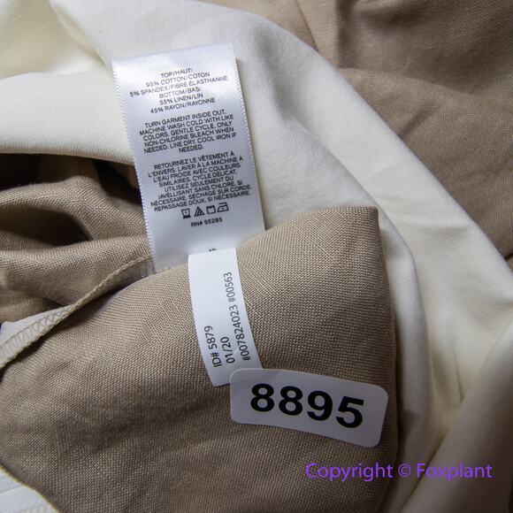 New! EXPRESS‎ Belted Linen-Blend Utility Jumpsuit, size M - Picture 16 of 16